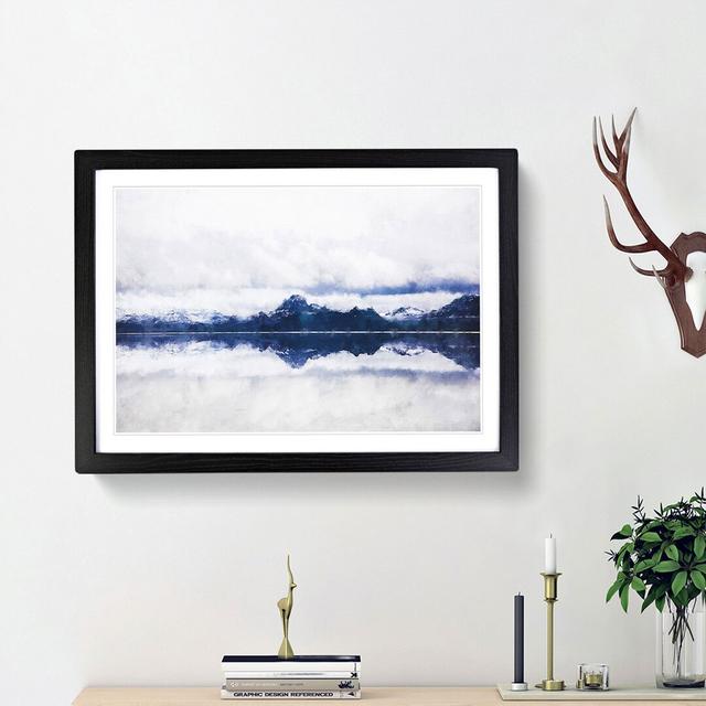 The Twin Lakes in Colorado - Picture Frame Painting Print East Urban Home Frame Option: Black Framed, Size: 45cm H x 63cm W x 2cm D on Productcaster.