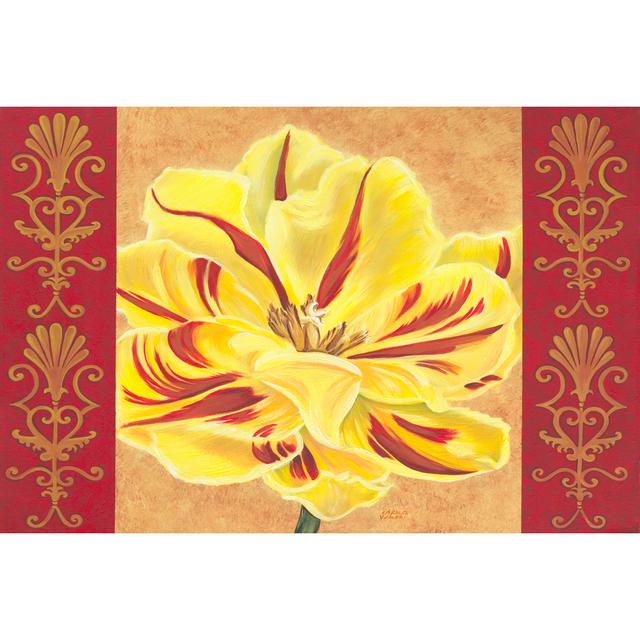 Tulip Power II by Carolee Vitaletti - Wrapped Canvas Painting Marlow Home Co. Size: 20cm H x 30cm W x 3.8cm D on Productcaster.