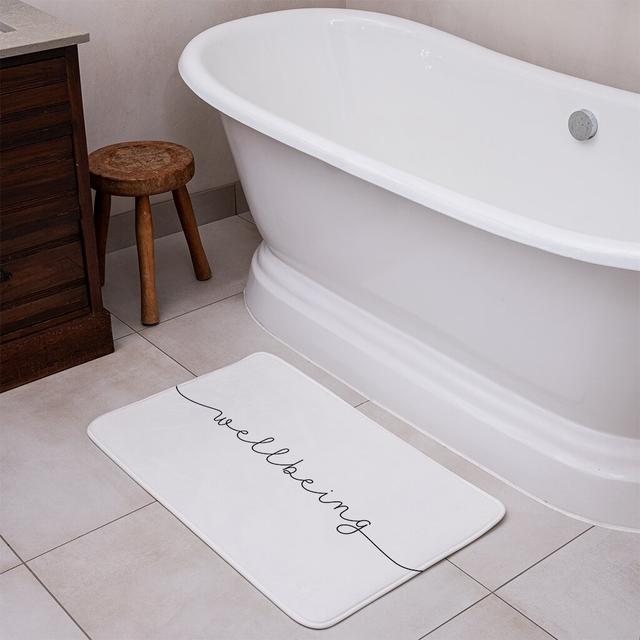 Donterious Rectangle Bath Mat East Urban Home on Productcaster.