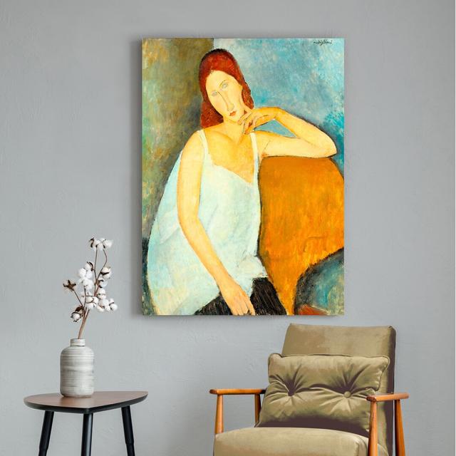 Leinwandbild Jeanne Hèbuterne von Amedeo Modigliani Rosalind Wheeler Größe: 100 cm H x 70 cm B x 4 cm T on Productcaster.