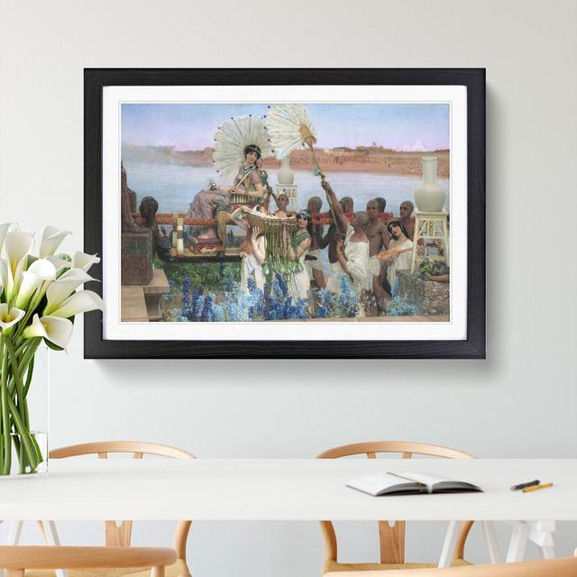 The Finding of Moses by Lawrence Alma-Tadema - Picture Frame Painting East Urban Home Size: 48cm H x 65cm W x 2cm D, Frame Option: Black on Productcaster.