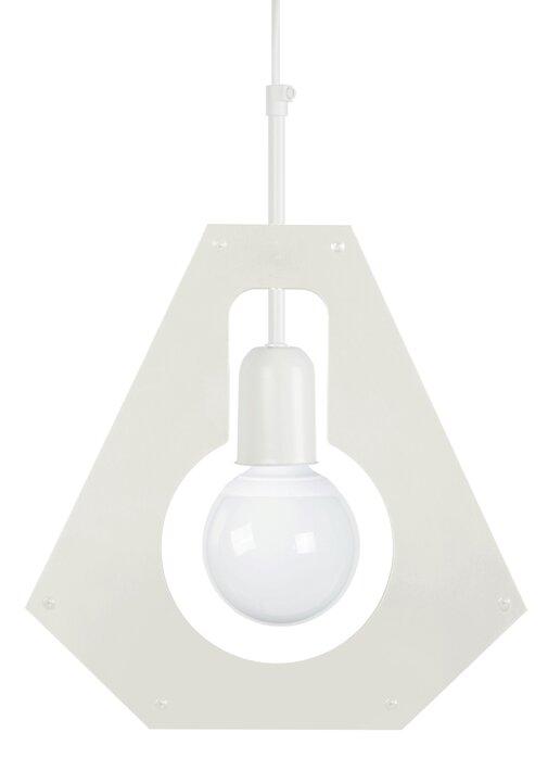 Caoimhe 1 - Light Geometric Pendant Norden Home Shade Colour: White on Productcaster.