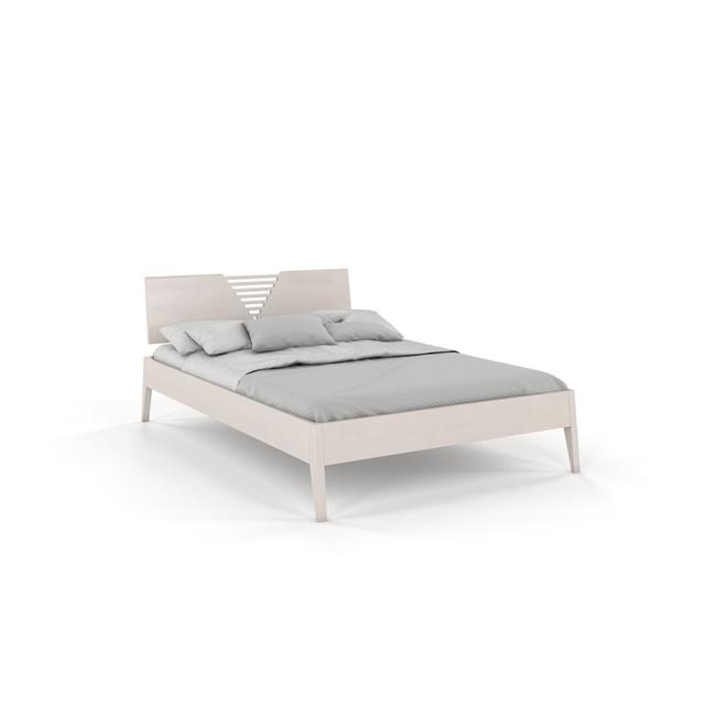 Eng Bed Frame Corrigan Studio Size: European Kingsize (160 x 200cm), Colour: White on Productcaster.