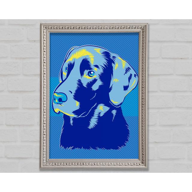 Pop Art Labrador Dog Framed Print Bright Star Size: 84.1cm H x 59.7cm W x 3cm D on Productcaster.