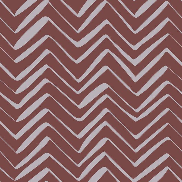 Rosley Chevron Seamless Pattern by Galina Kamenskaya - Wrapped Canvas Print Latitude Run Size: 91cm H x 91cm W x 3.8cm D on Productcaster.