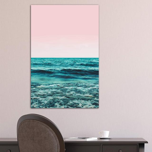 Ocean by 83 Oranges - Wrapped Canvas Photograph Print House of Hampton Size: 101.6cm H x 66.04cm W x 1.91cm D on Productcaster.