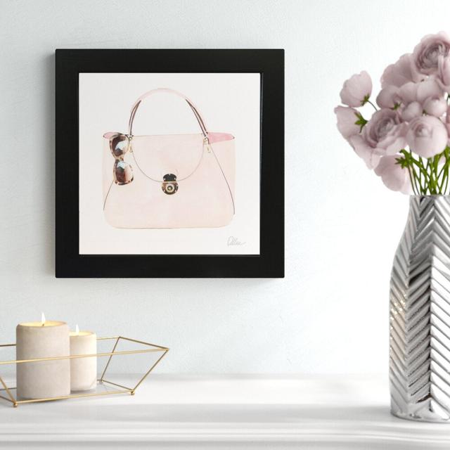 Sunny Bag Framed Art Print on Canvas East Urban Home Size: 31cm H x 31cm W x 3cm D on Productcaster.