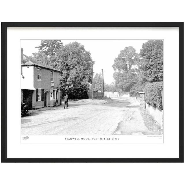 'Stanwell Moor, Post Office C1950' by Francis Frith - Picture Frame Photograph Print on Paper The Francis Frith Collection Size: 28cm H x 36cm W x 2.3 on Productcaster.