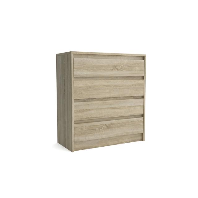 Narmon 4 - Drawer Chest of Drawers 17 Stories Colour: Oak Sonoma on Productcaster.