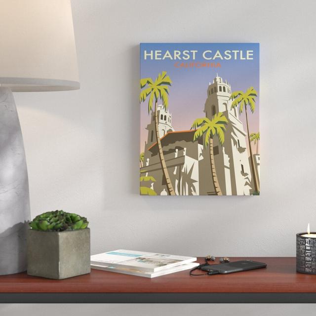 Hearst Castle, California by Dave Thompson Vintage Advertisement East Urban Home on Productcaster.