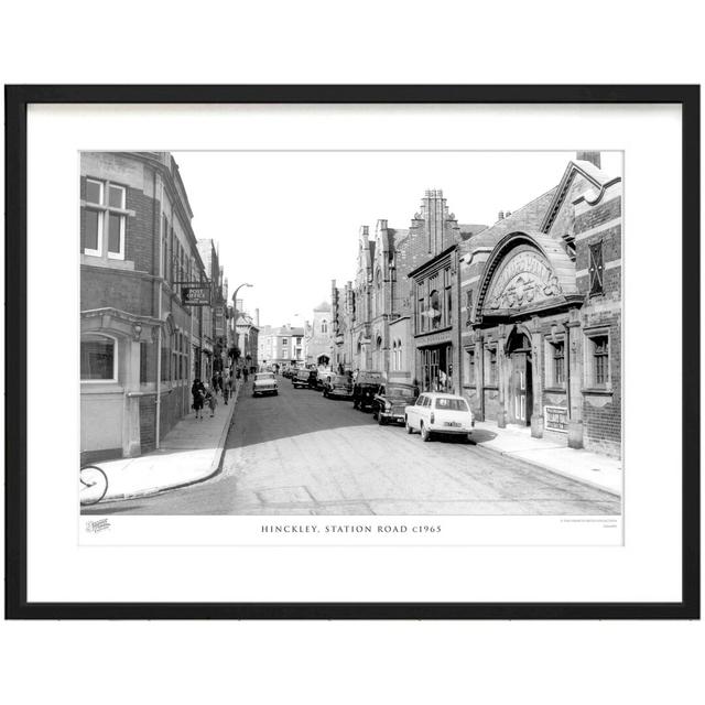 'Hinckley, Station Road C1965' - Picture Frame Photograph Print on Paper The Francis Frith Collection Size: 48.4cm H x 63.6cm W x 2.3cm D on Productcaster.