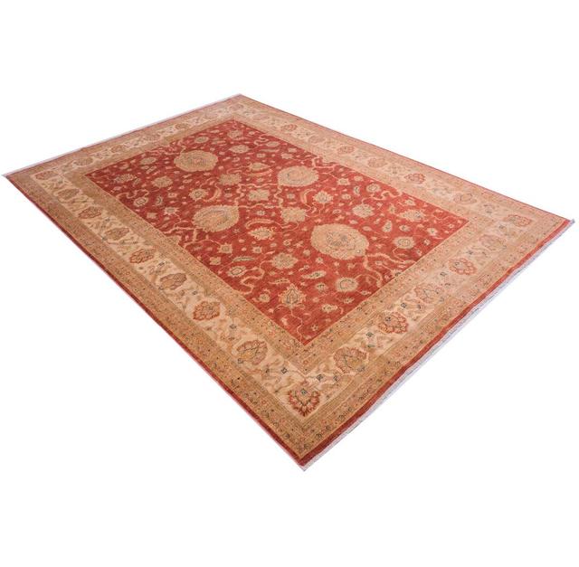 Handgefertigter Kelim-Teppich Gilberts in Rot/Beige Rosalind Wheeler on Productcaster.