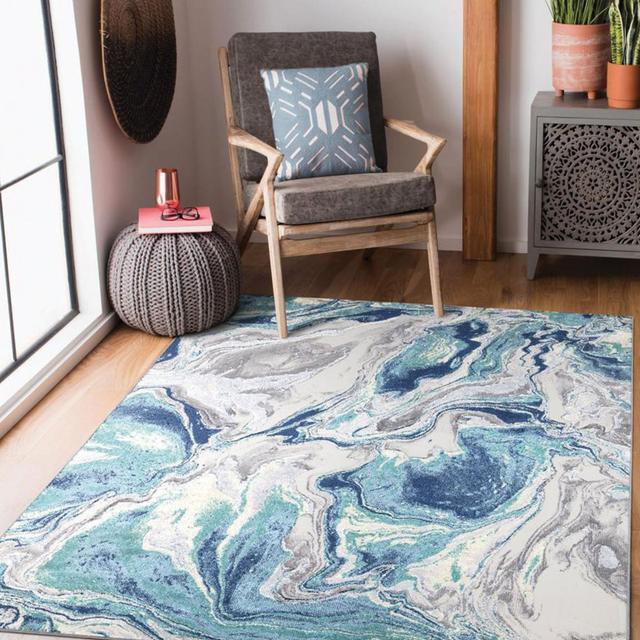 Raimondo Muticolour Rug Metro Lane Rug Size: Rectangle 80 x 150cm on Productcaster.