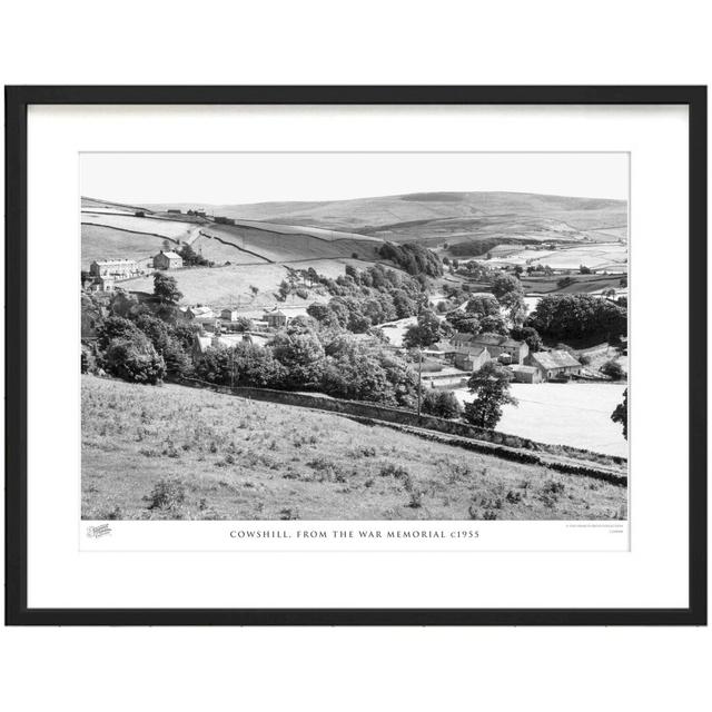 Cowshill, From The War Memorial C1955 by Francis Frith - Single Picture Frame Print The Francis Frith Collection Size: 40cm H x 50cm W x 2.3cm D on Productcaster.