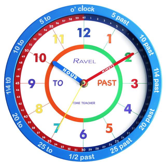 Wall Clock Ravel Colour: Blue on Productcaster.