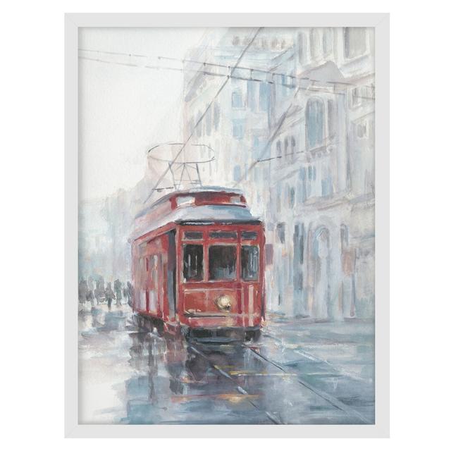 Tramway Study II - Picture Frame Painting Rosalind Wheeler Size: 70cm H x 50cm W x 2cm D, Frame Option: White on Productcaster.