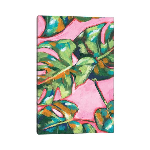 Psychedelic Palms I by Jennifer Paxton Parker - Wrapped Canvas Gallery-Wrapped Canvas Giclée 17 Stories Size: 30.48cm H x 20.32cm W x 1.9cm D on Productcaster.