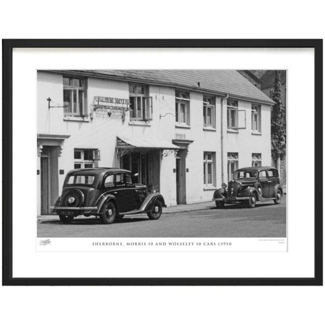 Sherborne, Morris 10 And Wolseley 10 Cars C1950 by Francis Frith - Single Picture Frame Print The Francis Frith Collection Size: 60cm H x 80cm W x 2.3 on Productcaster.