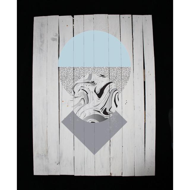 Modern and Minimalistic Nordic Graphic Art Print on Wood East Urban Home Size: 127cm H x 91cm W on Productcaster.