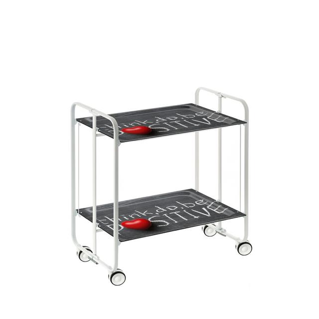 Ambrea Metal Bar Cart Brayden Studio on Productcaster.