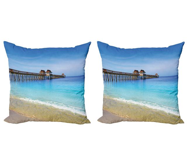 Quashia Indoor / Outdoor Square Scatter Cushion Cover (Set of 2) East Urban Home on Productcaster.