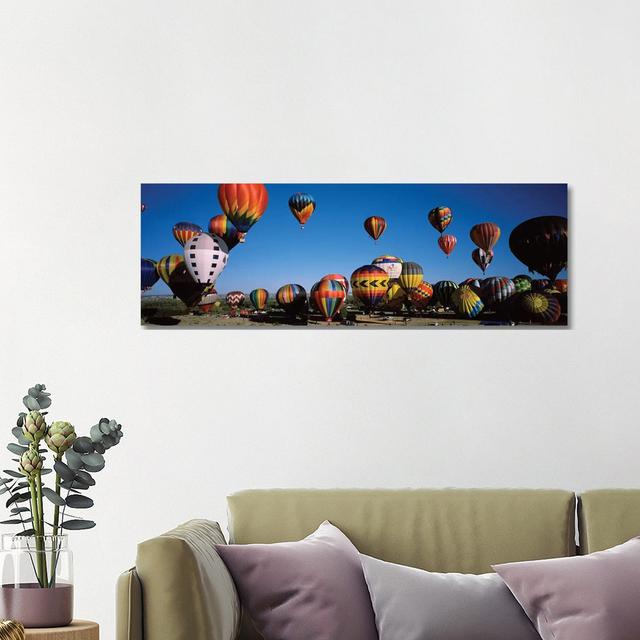 Hot Air Balloons Floating in Sky, Albuquerque International Balloon Fiesta, Albuquerque, Bernalillo County, New Mexico, USA - Wrapped Canvas Photograp on Productcaster.