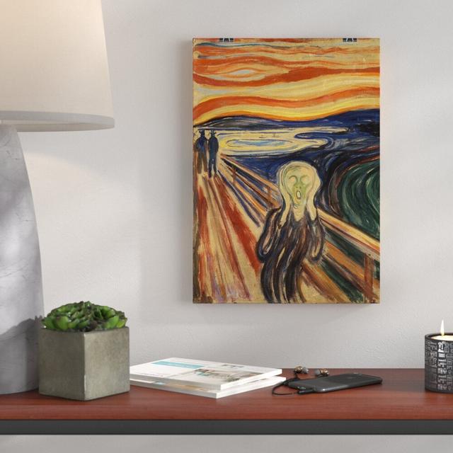 'The Scream' by Edvard Munch Printing Print East Urban Home Size: 42 x 29.7cm on Productcaster.