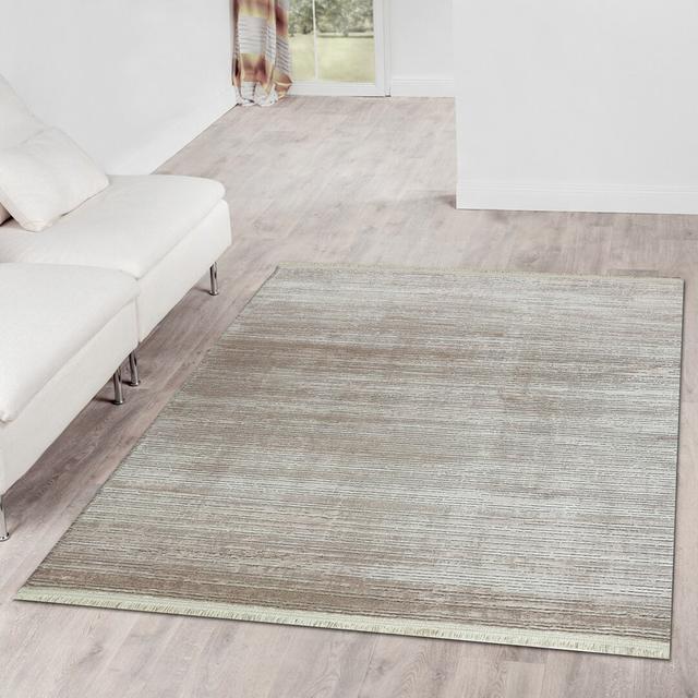 Newark Hooked Beige Rug Williston Forge Rug Size: Rectangle 120 x 170cm on Productcaster.