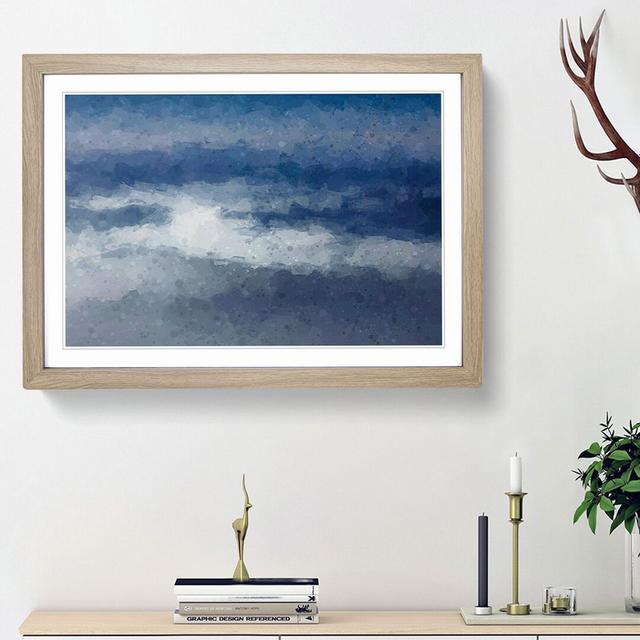 Mist of Time - Picture Frame Graphic Art Print East Urban Home Frame Option: Oak Framed, Size: 36cm H x 48cm W x 2cm D on Productcaster.