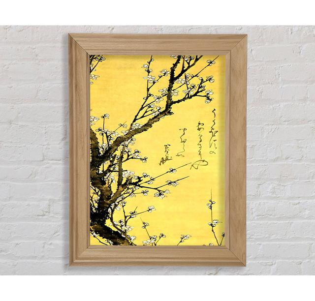 Flowering Plum by Hokusai - Print Bright Star Size: 42cm H x 29.7cm W x 8cm D on Productcaster.