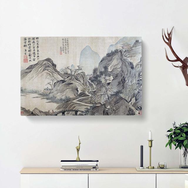 Landscape Vol.6 by Tang Yin - Wrapped Canvas Print East Urban Home Size: 50cm H x 76cm W x 3cm D on Productcaster.