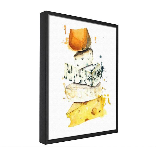 Cheese Selection - Single Picture Frame Graphic Art on Canvas Rosalind Wheeler Size: 50.8cm H x 81.3cm W x 10cm D on Productcaster.