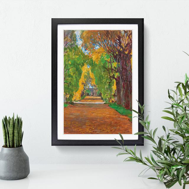 Park in Jevisovice by Carl Moll - Picture Frame Painting East Urban Home Size: 65cm H x 48cm W x 2cm D, Frame Option: Black Framed on Productcaster.