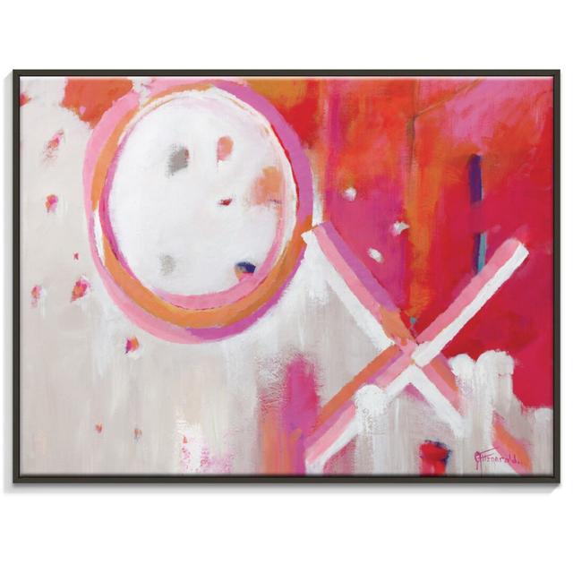 Hug and Kiss' Painting on Canvas East Urban Home Frame Options: Timber, Size: 41cm H x 51cm W on Productcaster.