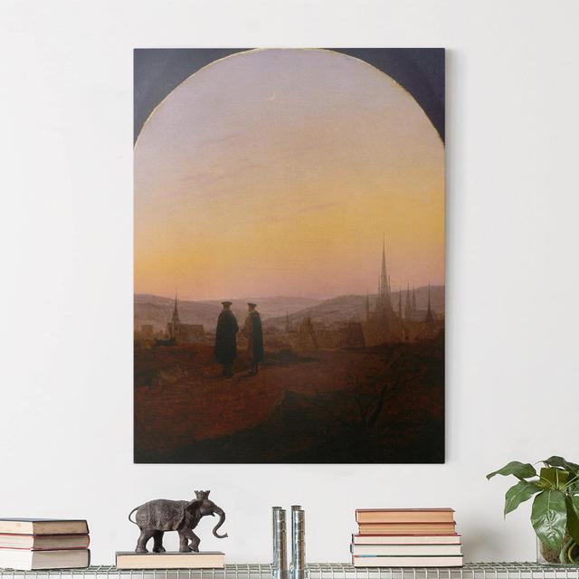 Leinwandbild Osterspaziergang von Carl Gustav Carus East Urban Home Größe: 100 cm H x 75 cm B x 2 cm T on Productcaster.