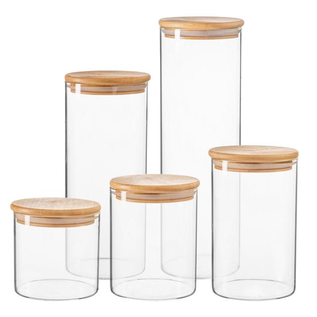 Glass Jar - Set of 6 Argon Tableware on Productcaster.