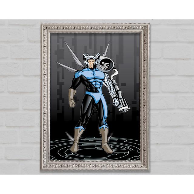 Superhero 5 Framed Print Happy Larry Size: 84.1cm H x 118.9cm W on Productcaster.