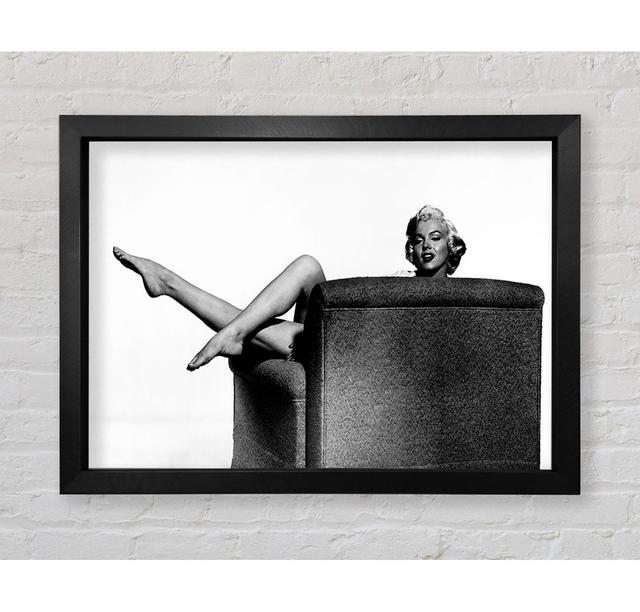 Marilyn Monroe Legs - Print Brayden Studio Format: Black Framed Paper, Size: 59.7cm H x 84.1cm W x 3.4cm D on Productcaster.