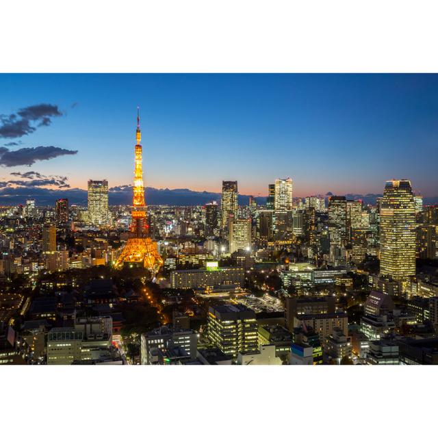 Aliyonna Tokyo Tower by Vichie81 - Wrapped Canvas Print 17 Stories Size: 81cm H x 122cm W x 3.8cm D on Productcaster.