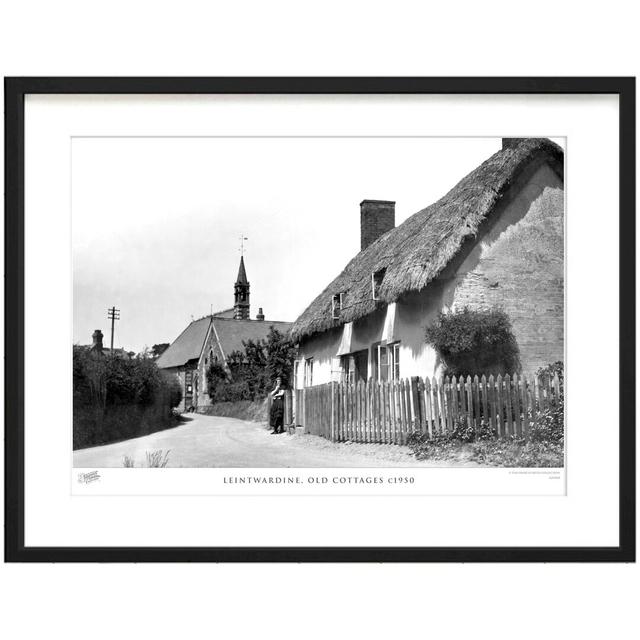 Leintwardine, Old Cottages C1950 - Single Picture Frame Print The Francis Frith Collection Size: 28cm H x 36cm W x 2.3cm D on Productcaster.