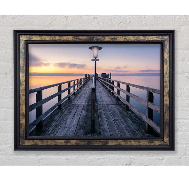 Boardwalk Delight - Single Picture Frame Art Prints Longshore Tides Size: 21cm H x 42cm W x 8cm D on Productcaster.