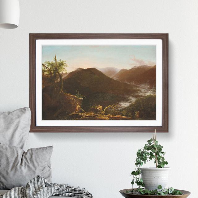 Sunrise in the Catskills by Thomas Cole - Picture Frame Painting East Urban Home Frame Option: Walnut Framed, Size: 48cm H x 65cm W x 2cm D on Productcaster.