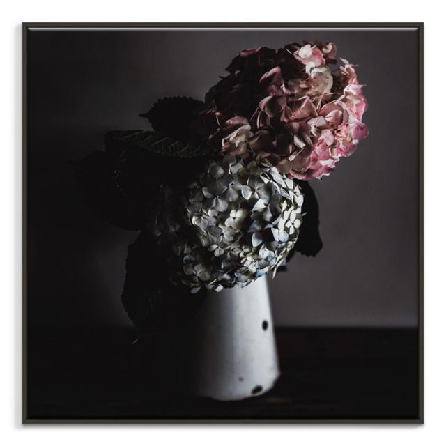 'Pleasant Peonis' Photograph on Canvas East Urban Home Size: 41cm H x 41cm W, Format: Black Floater Frame on Productcaster.