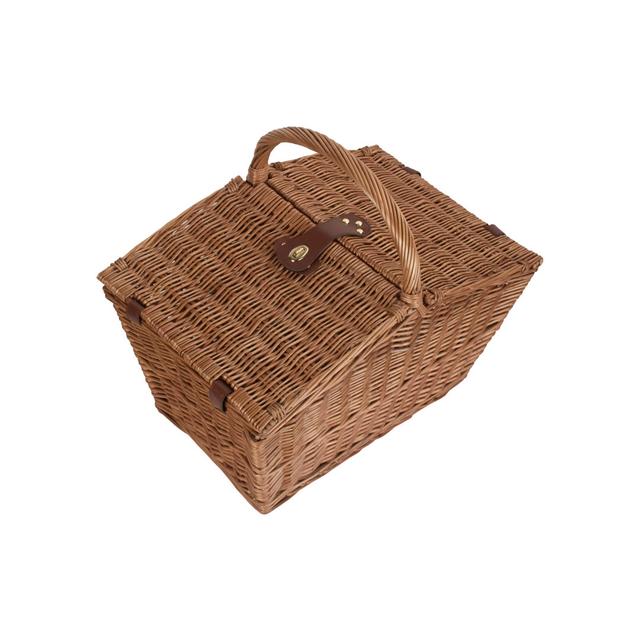 Wicker Double Sided Empty Wicker Picnic Basket Brambly Cottage on Productcaster.