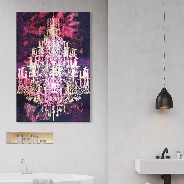 'Montecarlo Crystal Pink' Graphic Art on Wrapped Canvas East Urban Home Size: 76.2 cm H x 50.8 cm W on Productcaster.