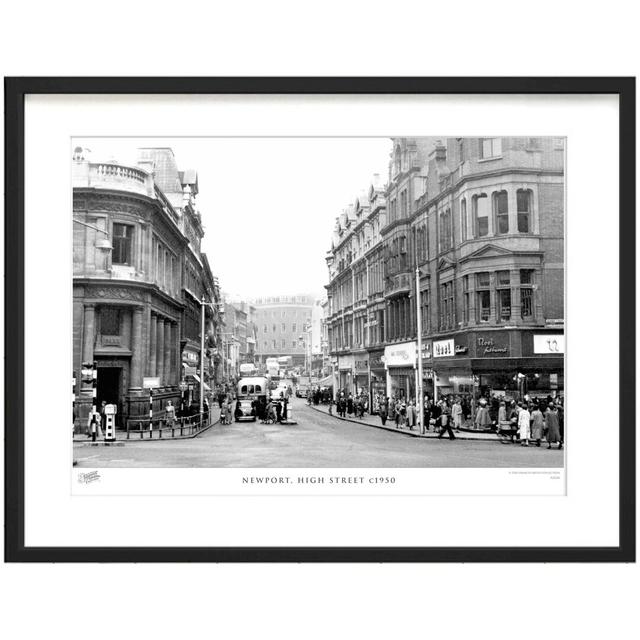 Newport, High Street C1950 - Single Picture Frame Print The Francis Frith Collection Size: 60cm H x 80cm W x 2.3cm D on Productcaster.