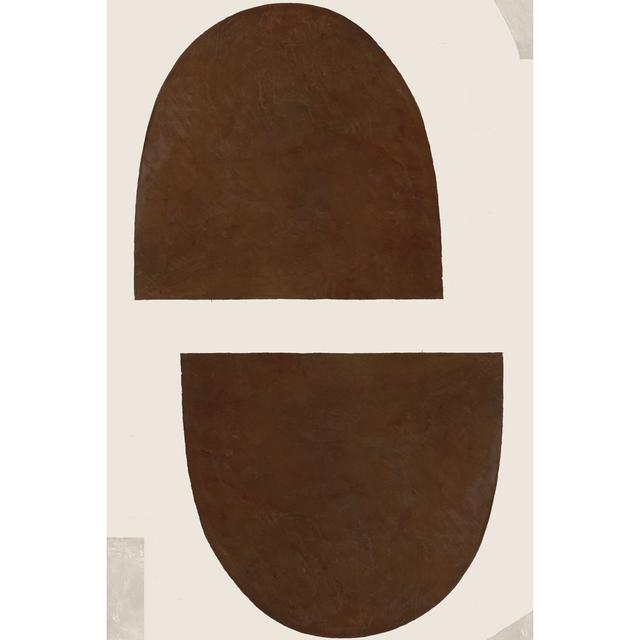 Half Domes I Brown No Border by Wild Apple Portfolio - Wrapped Canvas Graphic Art George Oliver Size: 61cm H x 91cm W x 3.8cm D on Productcaster.