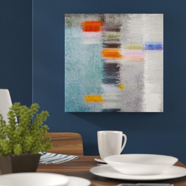 'Abstract 47' Acrylic Painting Print on Wrapped Canvas East Urban Home Size: 45cm H x 45cm W on Productcaster.