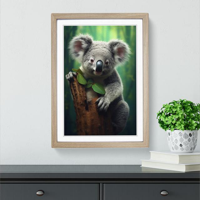 Single Picture Frame Art Prints on Wood Alpen Home Size: 64cm H x 46cm W x 2cm D, Format: Oak Framed on Productcaster.