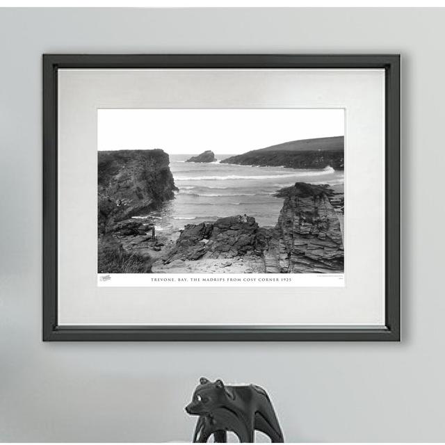 'Trevone, Bay, the Madrips from Cosy Corner 1925' by Francis Frith - Picture Frame Photograph Print on Paper The Francis Frith Collection Size: 28cm H on Productcaster.